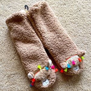 Oooh Geez! Llama Slippers